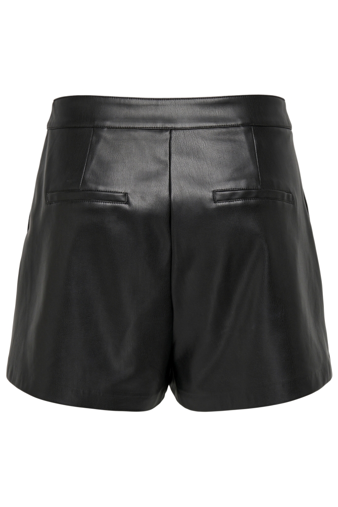 ONLTRICIA FAUX LEATHER SHORTS OTW N 15287184 Black